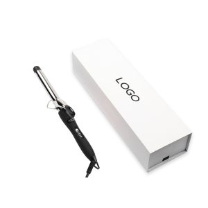 China Fast Heating Electric Hair Curler Long Curling Tong Wand LCD Screen Champagne on sale