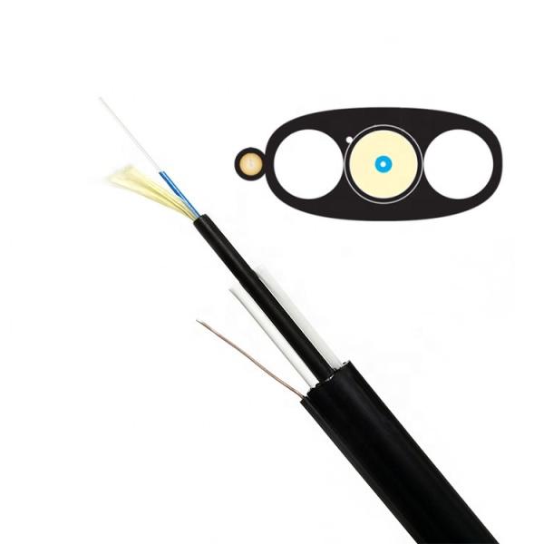 SST 100ft Single Mode Drop Cable FTTH Rugged Outdoor With Optitap
