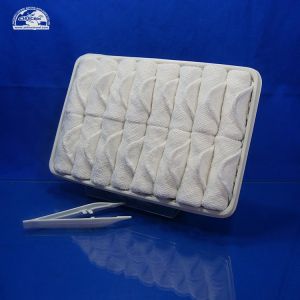 Cheap Rolled Luxury 16pcs Cotton Hand Towels In Tray for sale