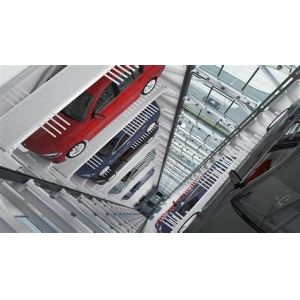 Traction Comb Automated Parking Tower 25 Levels Vertical Parking System