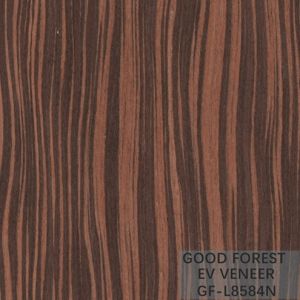Santos Rose Engineered Wood Veneer Straight Grain Customized Service