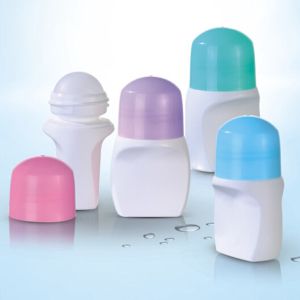 High Output PP Blue Deodorant Roll On Plastic Bottle Perfume Container With
