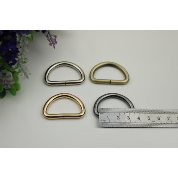 Cheap good quality welded D ring,all kinds of color wire iron welded ring 32mm