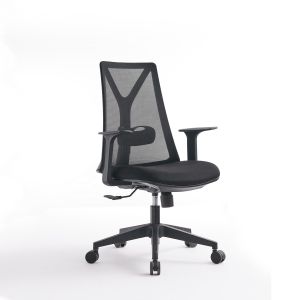 Metal Type Stainless Steel Office Computer Chair with Lumbar Support and