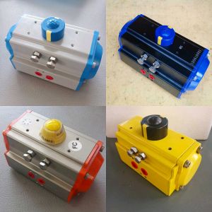 Cheap Wuxi Pneumatic Rack and Pinion Actuator Double Acting and Spring Return Aluminum Actuator Ce Ex for sale