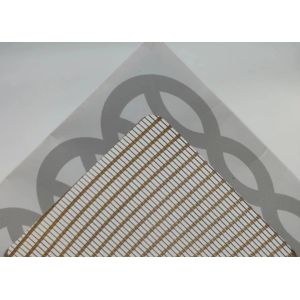 Customized Laminated Glass With Metal Mesh High Strength Length 30m