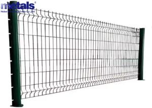 Cheap 3.5mm 50X100MM Different Post Types 3d Mesh Fence For Various Applications for sale