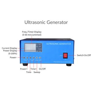 Industrial Engine Block Ultrasonic Cleaner For Auto Parts 288L Sweep Frequency