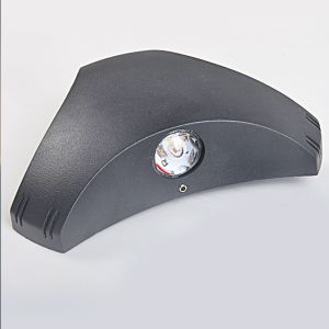 Indoor outdoor 9W Led Wall Lamp Aluminum triangle surface wall mouted Light(WH