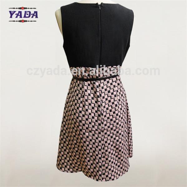 Ladies new model smart casual silm plus size clothing dropshipping dresses lady with low price