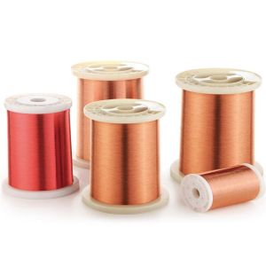 Self Bonding Enamelled Copper Wire Diameter 0.04mm With High Heat Resistance