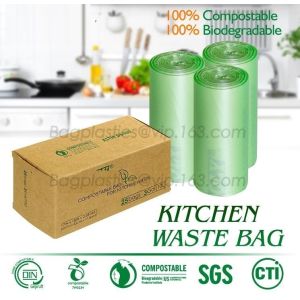 biodegradable and compostable shopping checkout bag, recycled plastic shopping