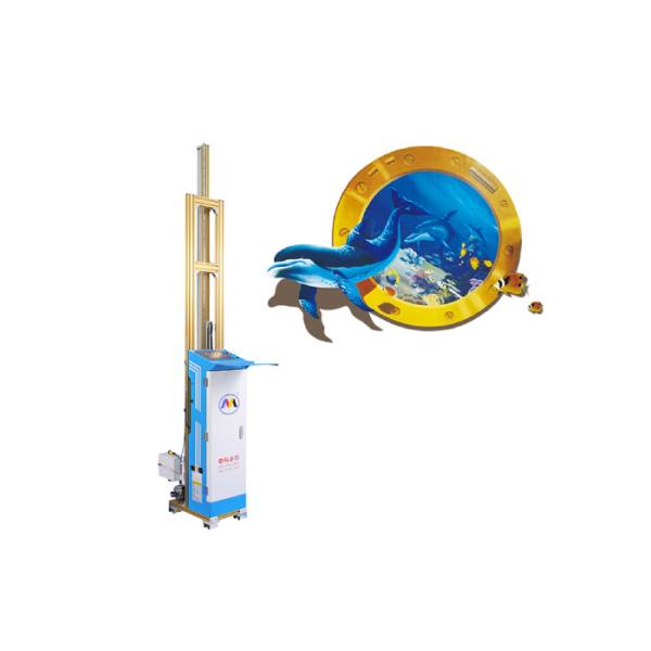 Zkmc 3d Vertical Wall Printing Machine Automatic Surface Tracing 5 Meters Rail