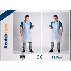 FDA CE Disposable Patient Bibs And Underpads Medical Colored LDPE HDPE Apron