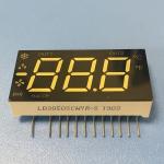 Multicolour Triple Digit 7 Segment LED Display For Refrigerator with 90 degree