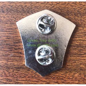 Customized Logo lapel pins with screen Printing Back Stamp and LE nubmers