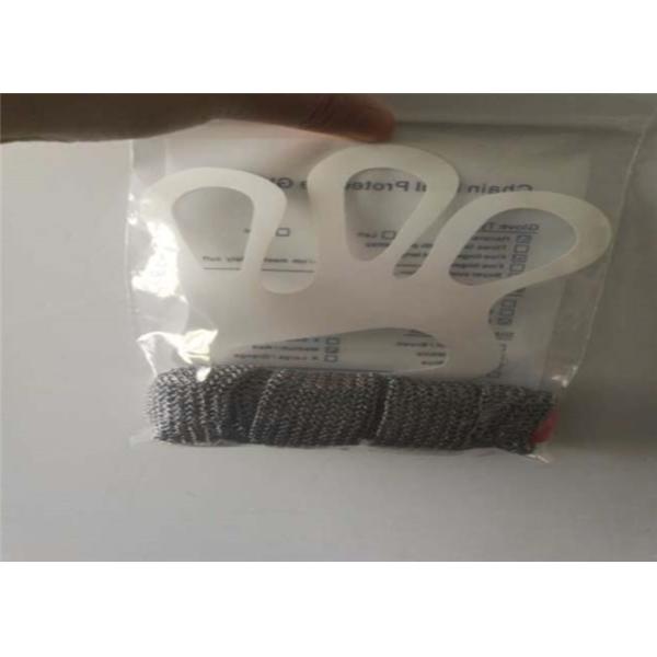 Industrial Cut Resistant Stainless Steel Safety Gloves , chain mail butcher glove