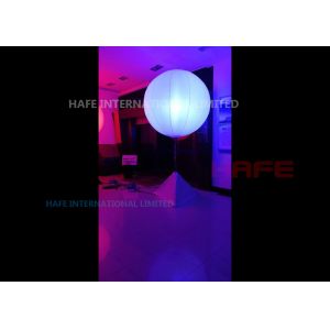Dimmable RGBW Balloon Lighting With 4200mm Stainless Tripod For Party Decoration