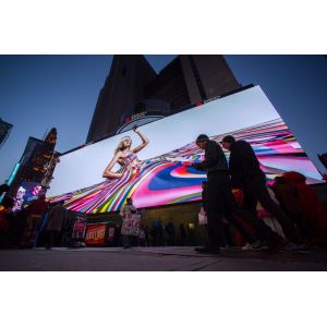 Smd3535 Wall Mounted Outdoor Fixed Led Display 4G WIFI 3G Building 320x160mm