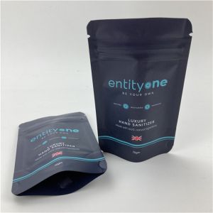 Custom Logo Printed Stand Up Pouch With Zipper Matt Finish Aluminum Foil Mylar