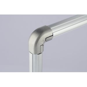 90 Degree Aluminium Pipe Joiners High Precision For Internal Grab Connection