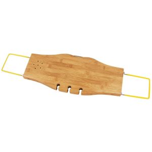 Multifunction Bathroom Bamboo Towel Rack Custom Shaped No Petrochemicals