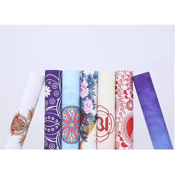 Quality Digital Printed Yoga Mat , Double Surface Non Slip Custom Made Yoga Mats wholesale