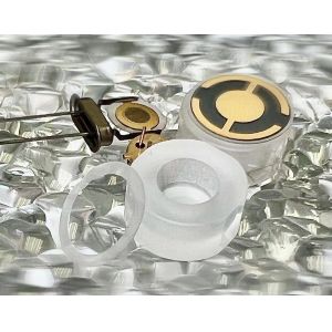 China Stable Frequency-Temperature Characteristics Quartz Endcap for Pressure Sensing on sale