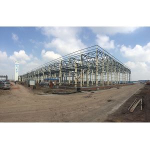 Prefabricated Steel Structure Warehouse Q355 Custom Size 50 Years Life