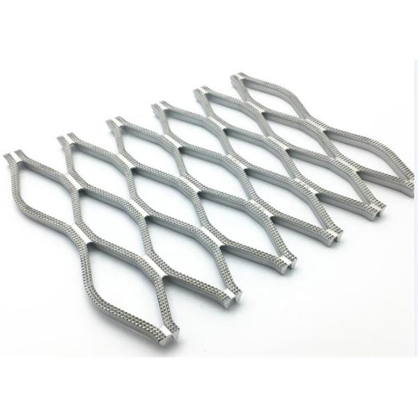 Diamond Hole Shape Aluminum Mesh Grating 2 Meter Construction Catwalks