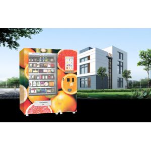 Touch Screen Bread Yoghurt Vending Machine With Automatic Report Function