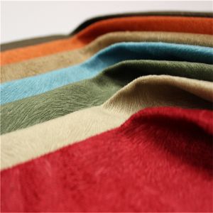 Mordern Jacquard Velvet Upholstery Fabric 28S/32S Density For Home Textile