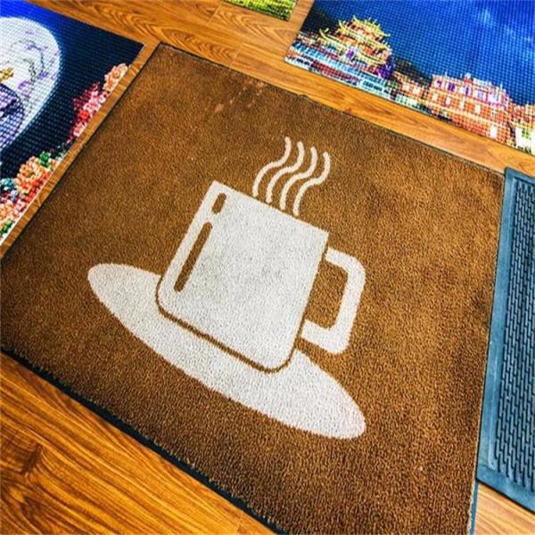 Customized Design nylon brand logo door mat