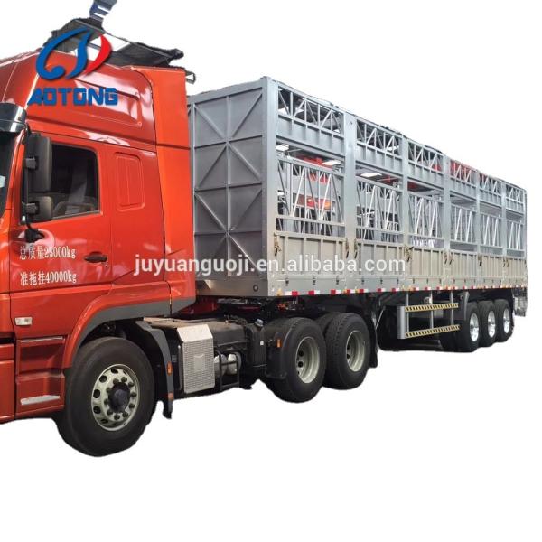 Quality 7-Way Electric System Semi-Trailer Perfect for Transporting Livestock and Bulk Cargo wholesale