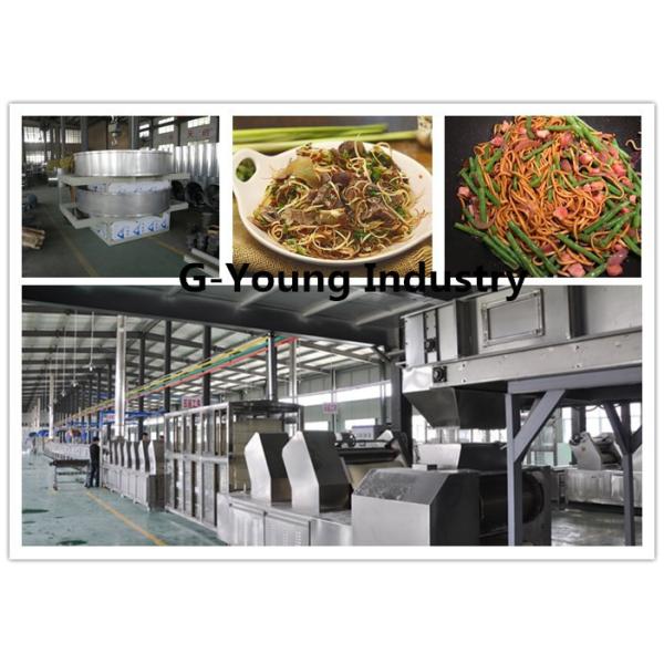 SS Automatic Noodle Making Machine / Production Line For Frying And Fried