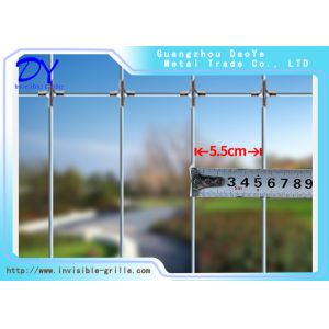 China Punching Processed Highest Grade Stainless Steel Invisible Balcony Grille on sale