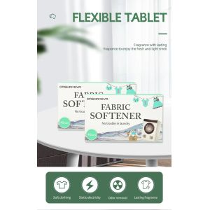 Portable Fabric Softener Dryer Sheets Custom Detergent Dryer Sheets