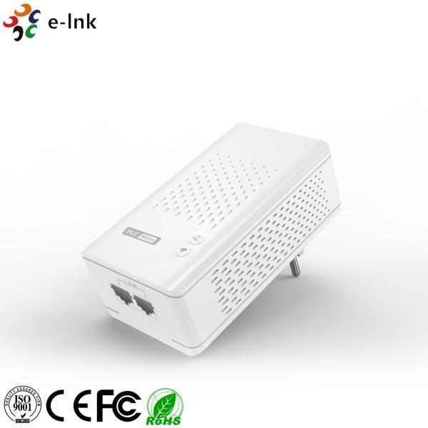 Quality 1200Mbps Wireless 2 Port Powerline Adapter with 300 meter range wholesale