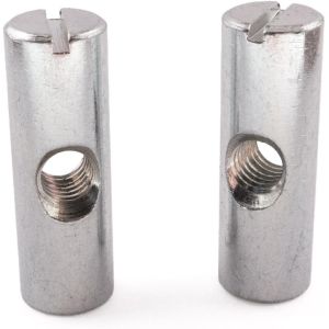 Stainless Steel Slotted Cross Recessed Barrel Nut SUPER DUPLEX SS 2205 2507 904L