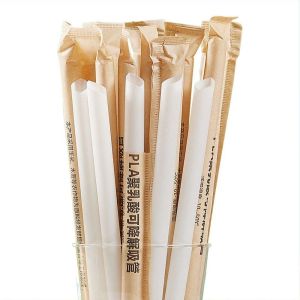 PLA Bubble Tea Straw Degradable Disposable High Temperature Resistance Straw