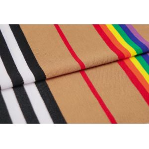 Good Quality Comfortable And Durble Striped Material Fabric For T-Shirt