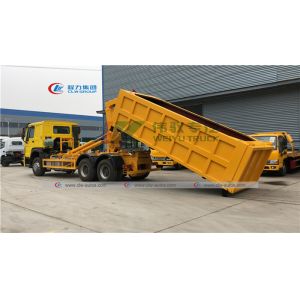 20m3 Hook Lift Bin Truck With Roll Off Open Top Container