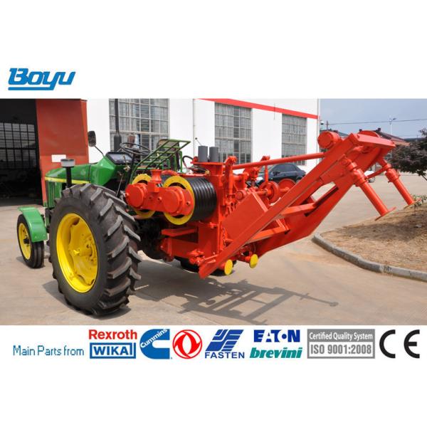 Conductor Stringing Equipment Tractor Puller For Transmission Line Max Diameter