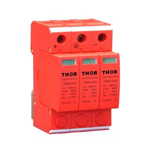 PV DC surge arrester 40KA lightning surge protection 1000v dc spd