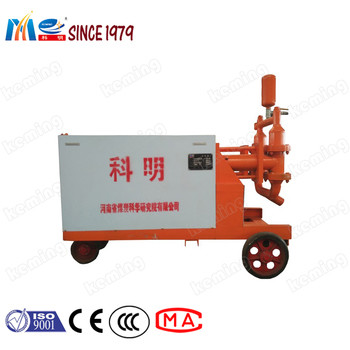 Quality 30kw Double Fluid Grouting Hydraulic Grout Pump With Separated Control Valves wholesale