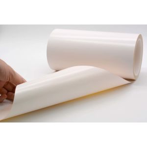 1Mil Matte White Permanent Adhesive Polyimide Materials With Glassine