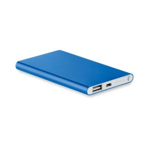 China Light Weight Pocket Sized Portable Chargers Aluminum Power Bank 4000mAh Durable on sale