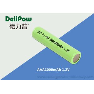 1000mAh Small Ni Mh Rechargeable Battery 1.2 V AAA OEM Acceptable