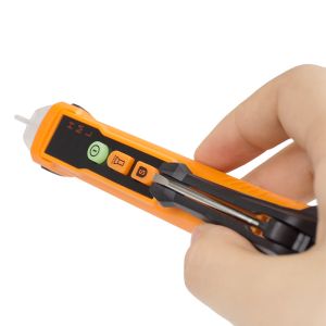Handheld AC Voltage Detector Pen Equiped With Foldable Slotted Screwdriver