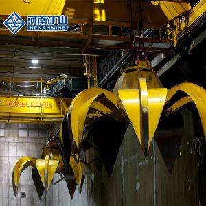 20tons QZ model Double Beam Overhead Crane with Grab with Cab Control